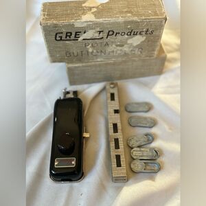 Vintage Greist Sewing Machine Rotary Buttonholer